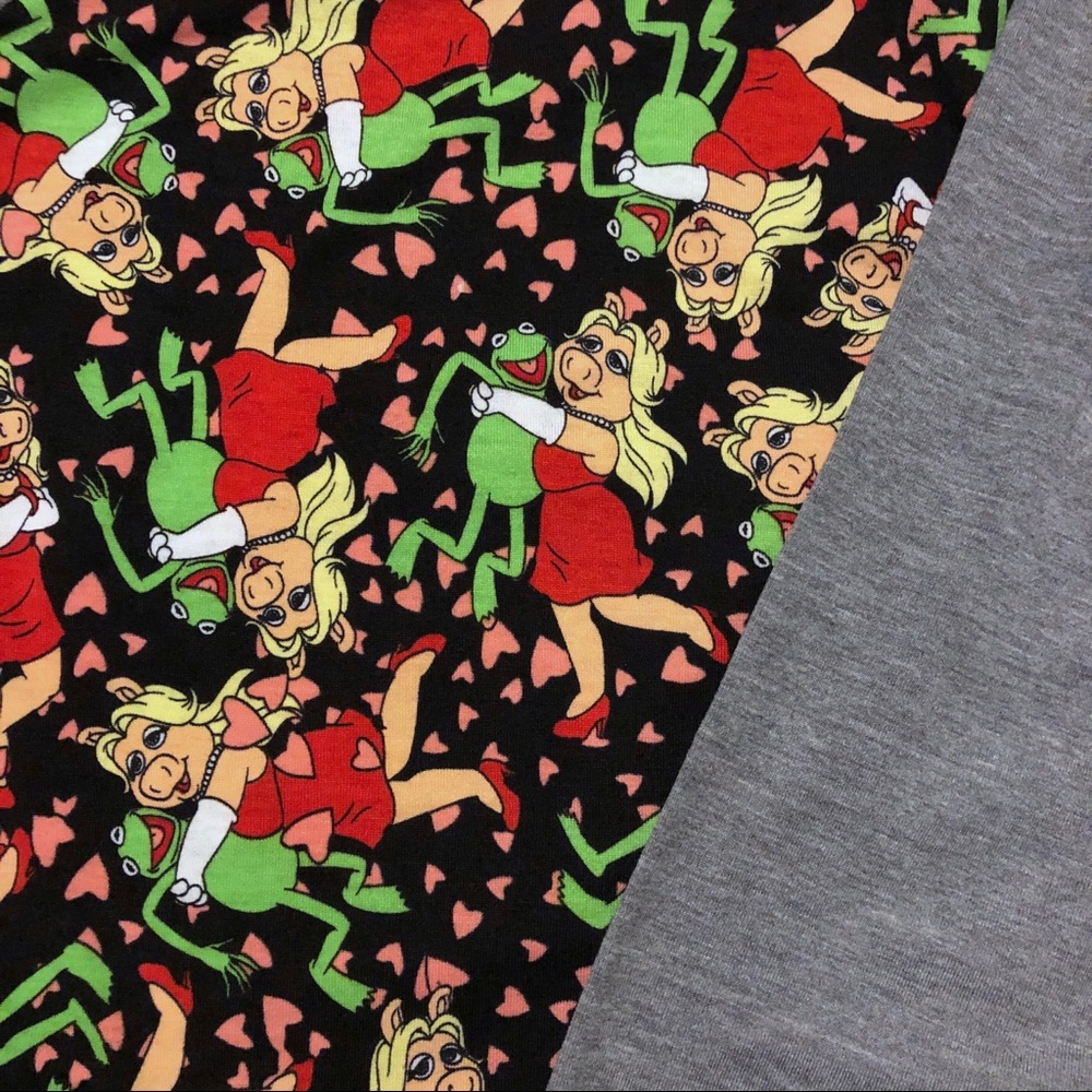LuLaRoe Disney Muppets Kermit and Piggy Randy 2X